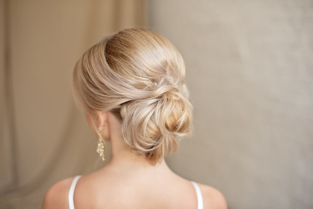 Woman with elegant updo