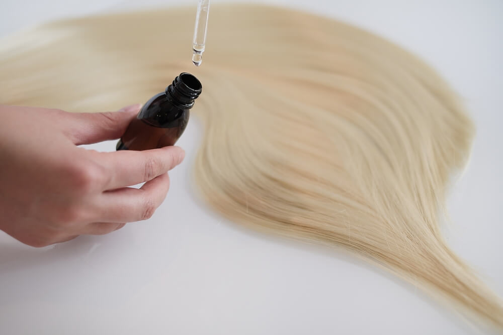 using marula oil for hair extensions