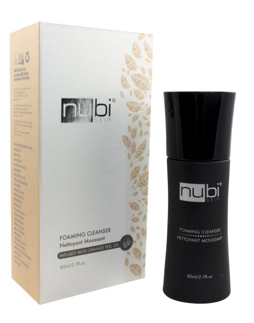 Nubi Skin-Foaming Cleanser-Bottle and Box