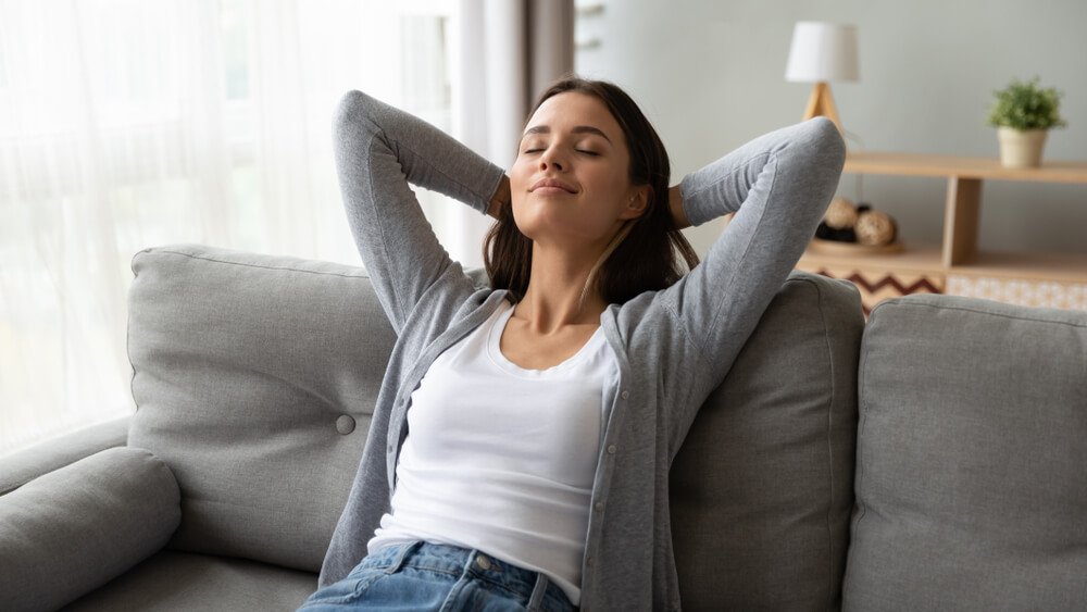 woman relaxing